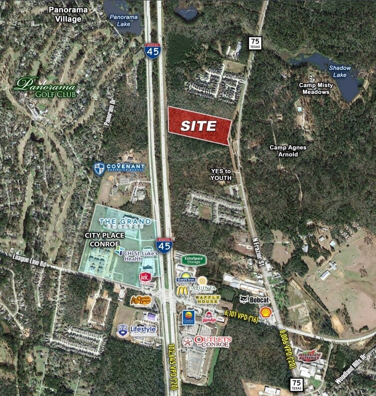I-45 & N Frazier Rd, Conroe, TX for Sale