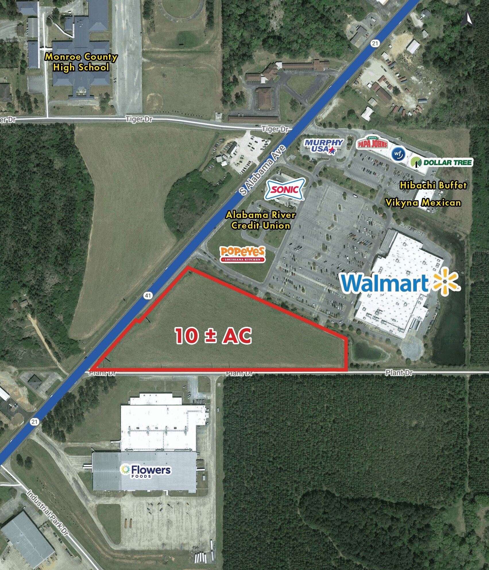Highway 21, Monroeville, AL for Sale