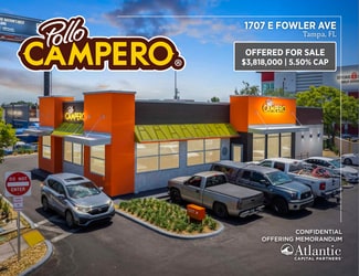 Tampa, FL Fast Food - 1707 E Fowler Ave