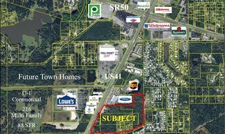 Brooksville, FL Commercial Land - 7154 Broad St