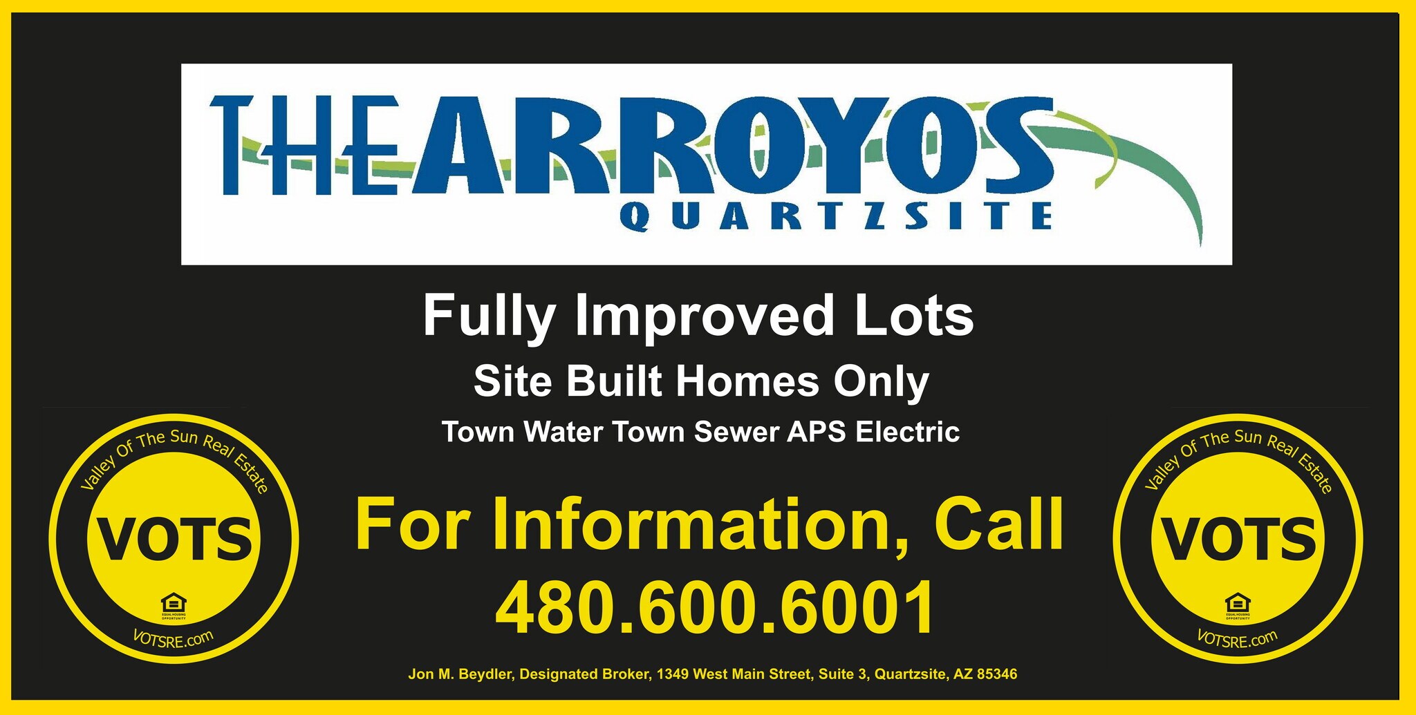 340 Entrada Quartzsite, AZ 85346 Land Property for Sale on