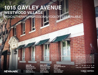 Los Angeles, CA Office/Medical - 1015 Gayley Ave