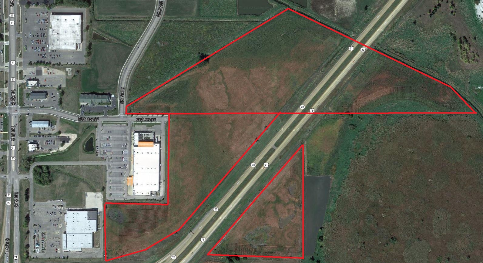 71 Hwy @ 23 Hwy, Willmar, MN for Sale