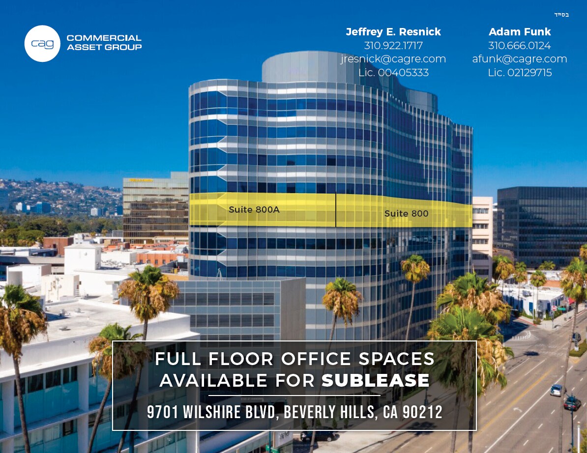 9701 Wilshire Blvd, Beverly Hills, CA for Rent