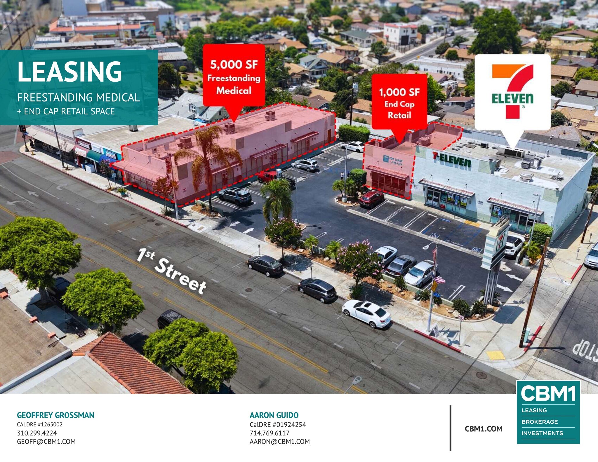 3513-3517 E 1st St, Los Angeles, CA for Rent