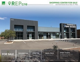 El Paso, TX Storefront Retail/Office - 12101 Montwood Dr El Paso, TX Storefront Retail/Office - 12101 Montwood Dr
