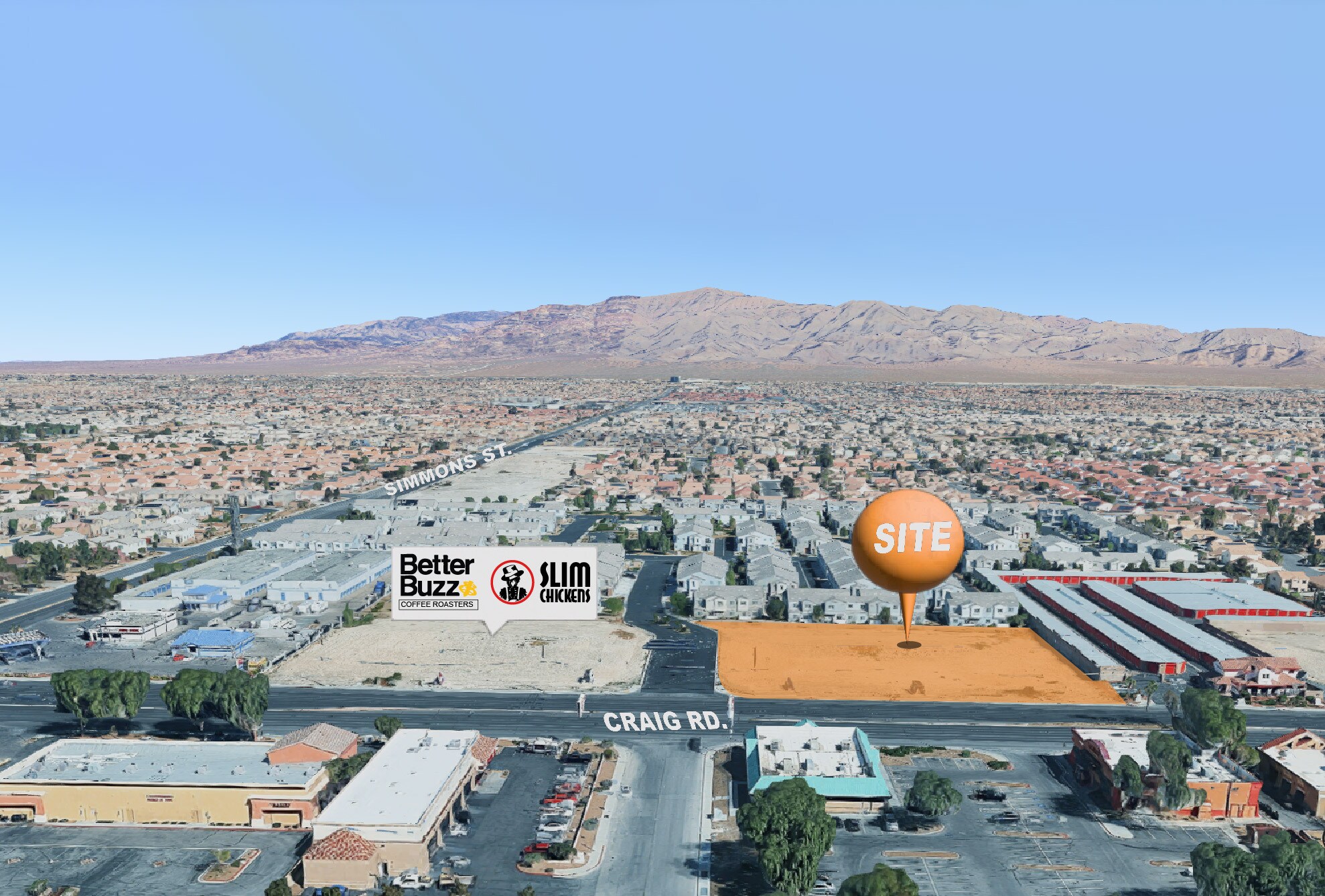 W Craig Rd @ Simmons St, North Las Vegas, NV for Sale