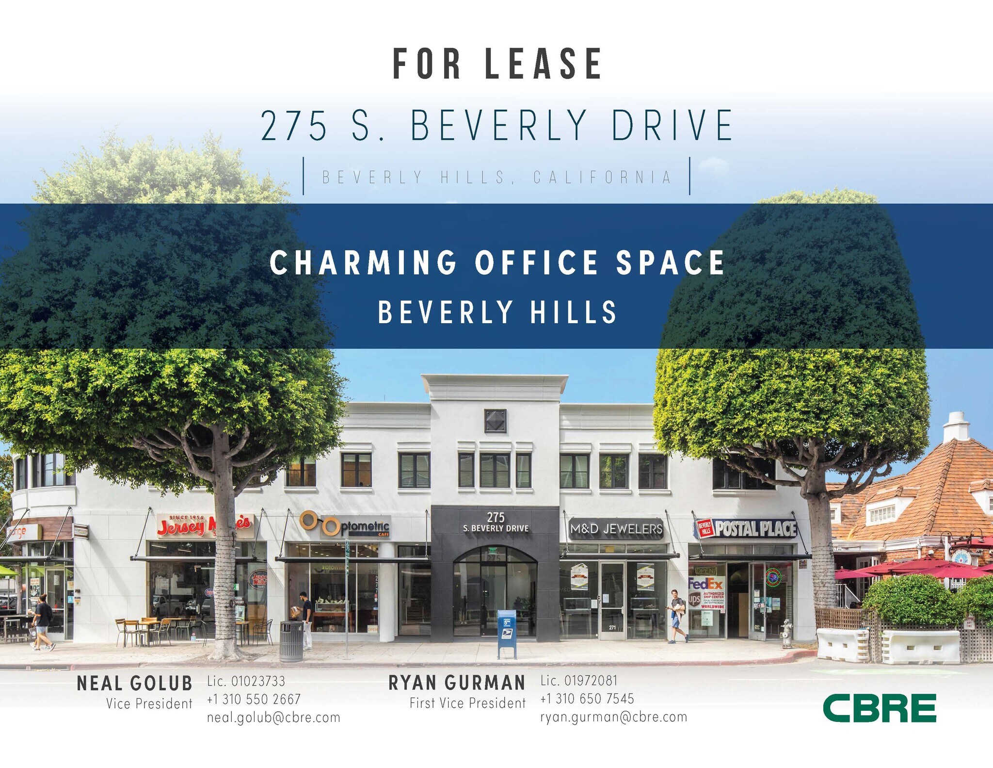 269-281 S Beverly Dr, Beverly Hills, CA for Rent