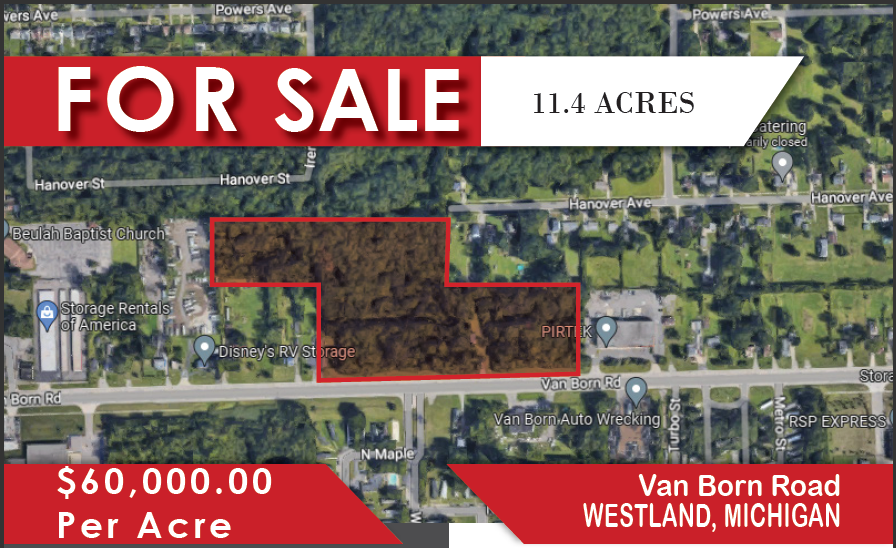 0 Van Born Rd, Westland, MI for Sale