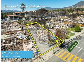 Altadena, CA Commercial Land - 2117 Lake Ave