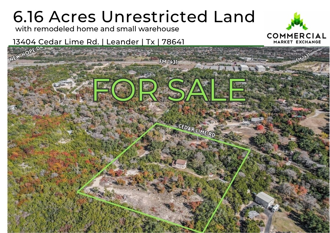 13404 Cedar Lime Rd, Leander, TX for Sale