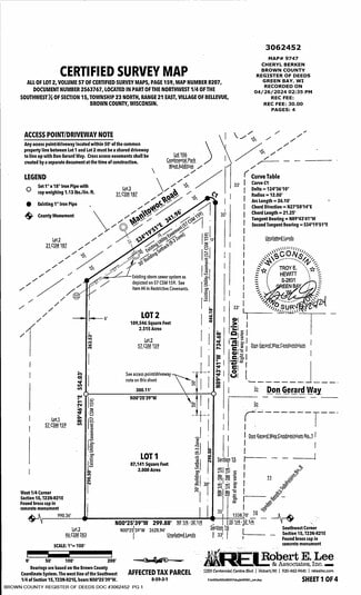 Bellevue, WI Commercial Land - Manitowoc Road @ Continential Drive Bellevue, WI Commercial Land - Manitowoc Road @ Continential Drive