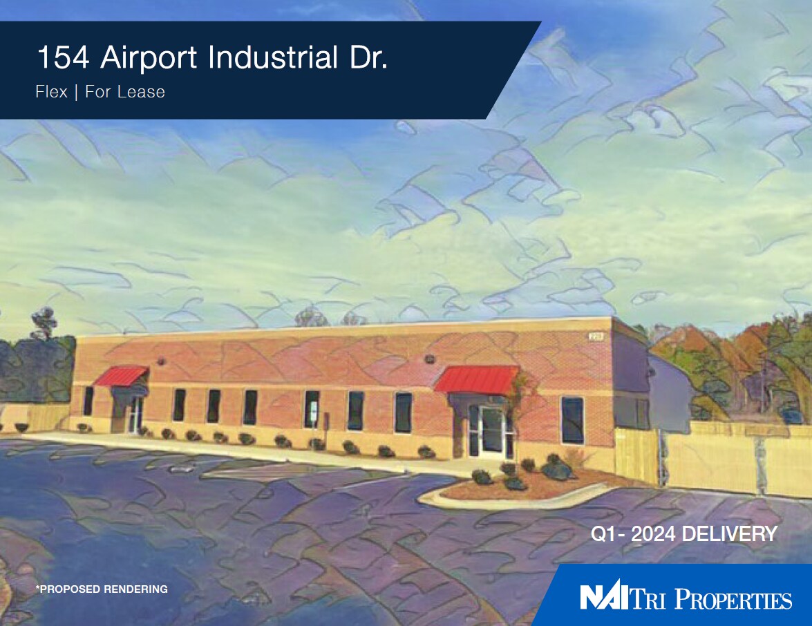 154 Airport Industrial Clayton, NC 27520 Flex Property for Lease on