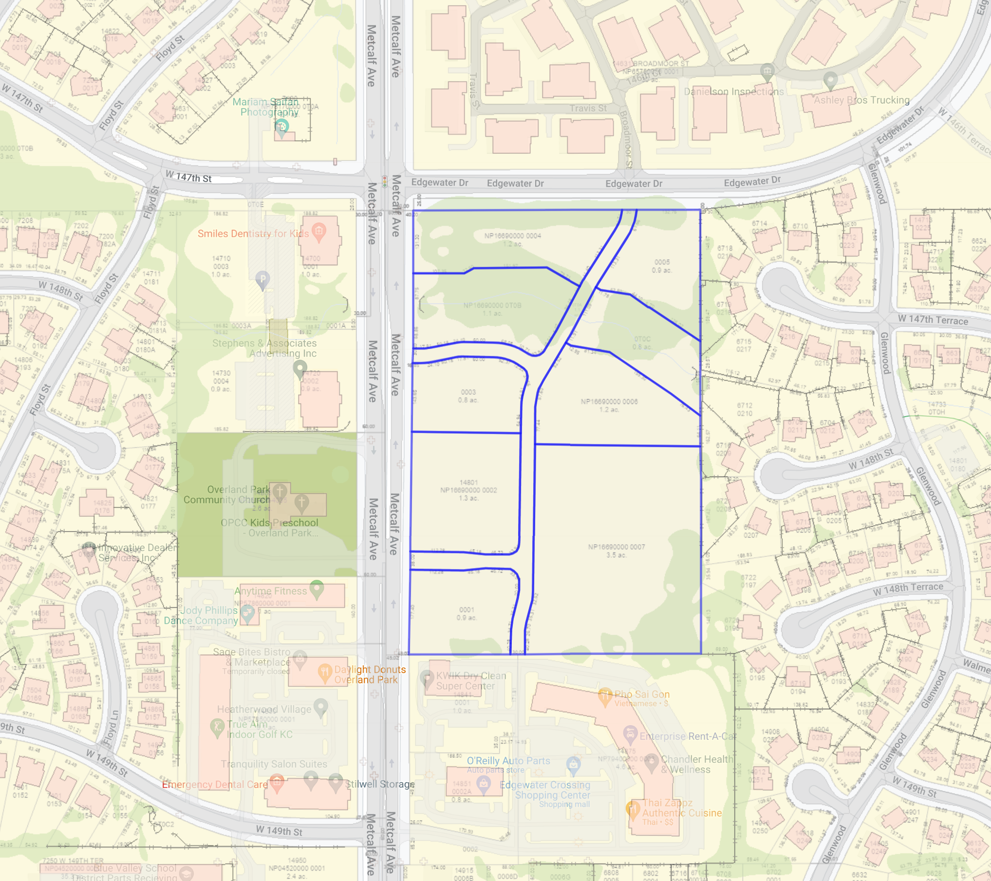 Metcalf Ave & 147th St, Overland Park, KS for Sale