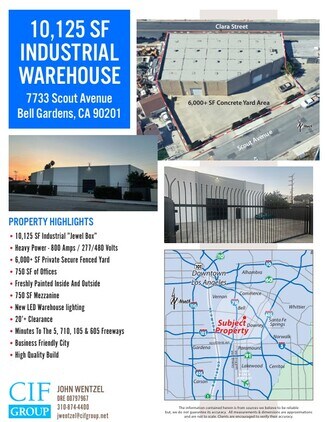 Bell Gardens, CA Warehouse - 7733 Scout Ave