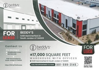 South Jordan, UT Industrial - 11400 S Mountain View Cor South Jordan, UT Industrial - 11400 S Mountain View Cor