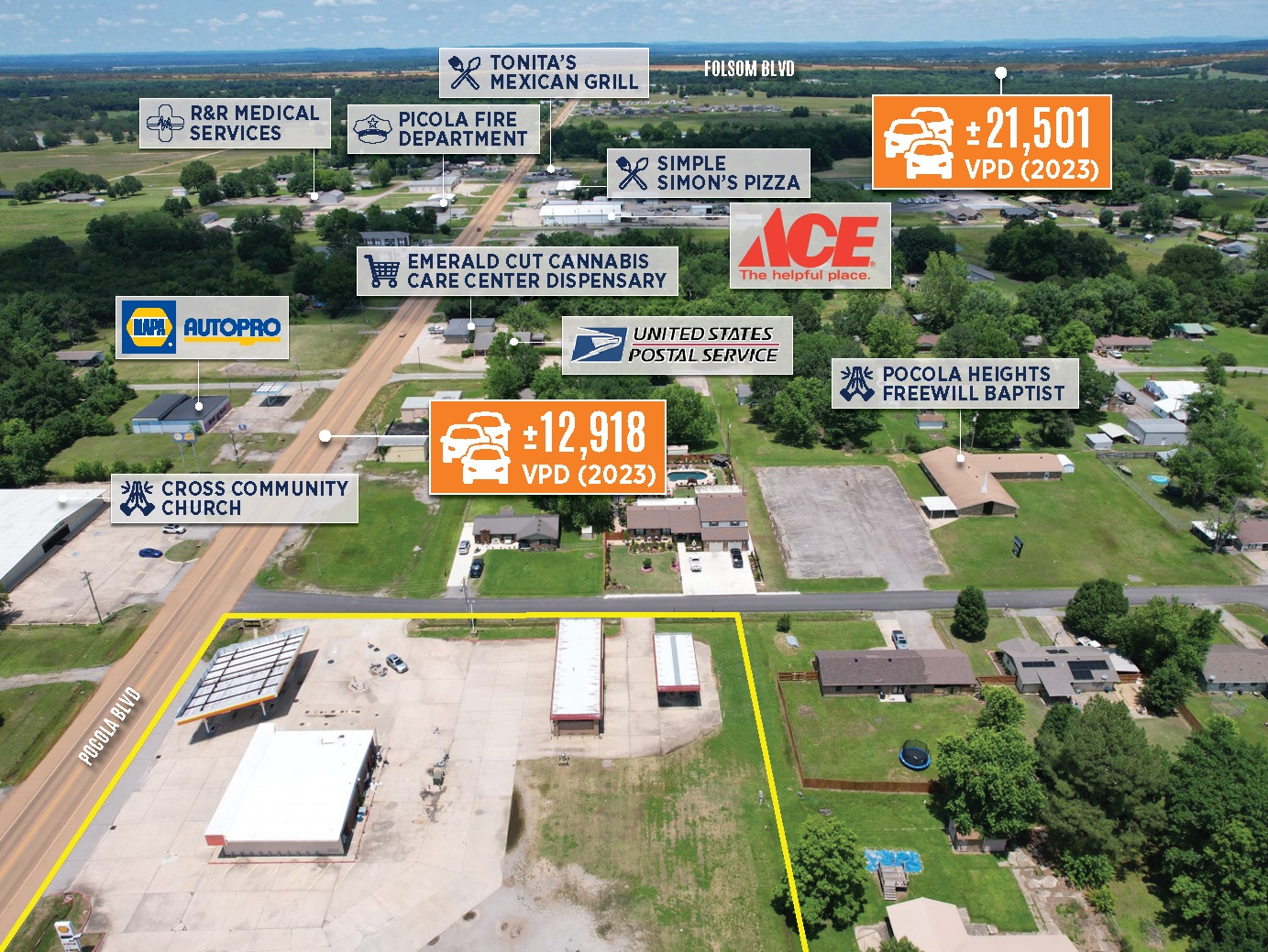 601 S Pocola Blvd, Pocola, OK for Sale