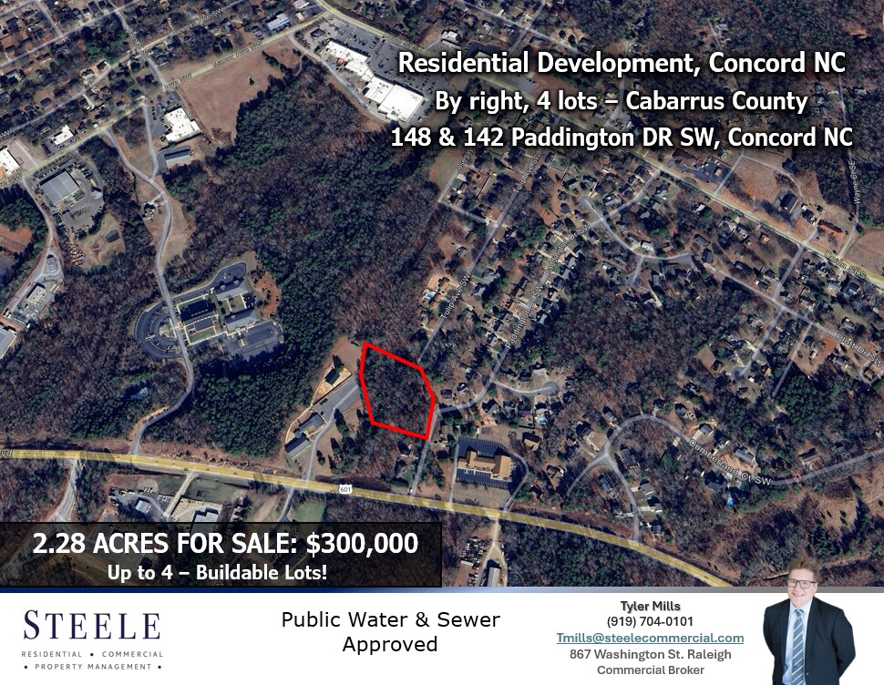 148 & 142 Paddington Dr SW Dr, Concord, NC for Sale