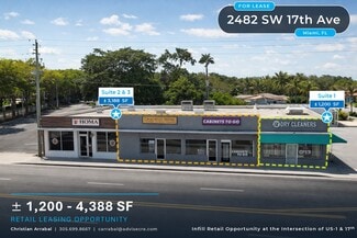 Miami, FL Retail - 2482-2490 SW 17th Ave