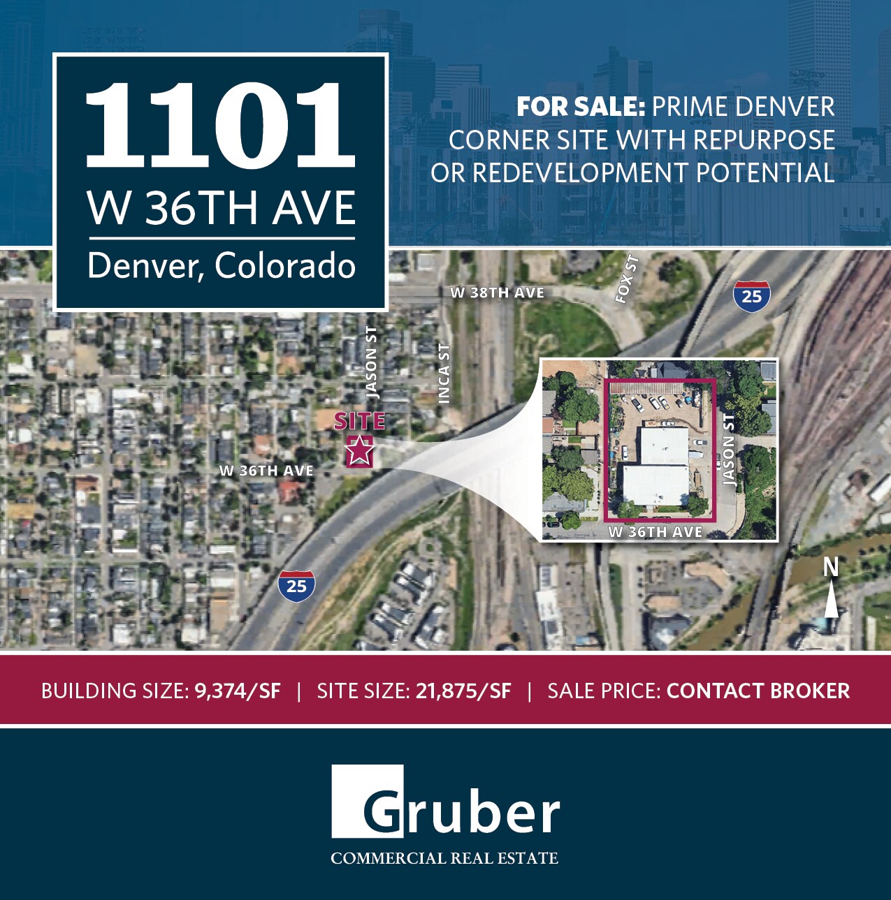 1101 W 36th Ave, Denver, CO for Rent