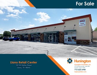Llano, TX Storefront - 102 W Dallas St
