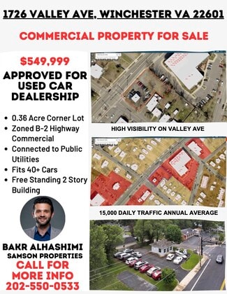 Winchester, VA Commercial - 1726 Valley Ave