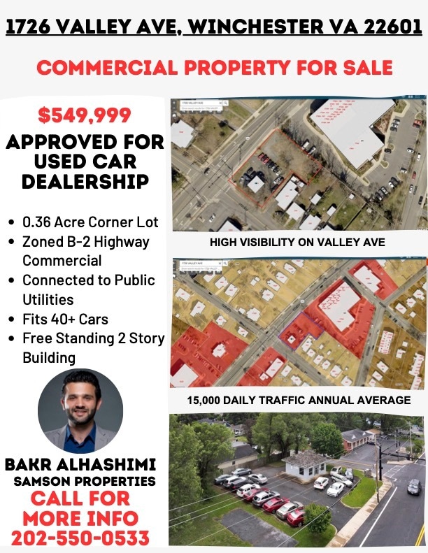 1726 Valley Ave, Winchester, VA for Sale