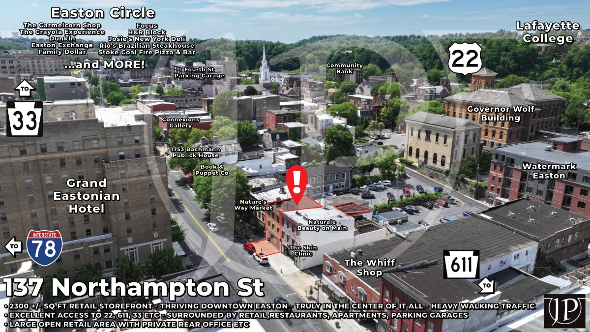 135-137 Northampton St, Easton, PA for Rent