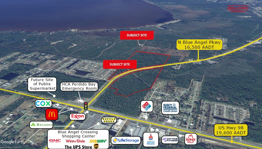 Highway 98 @ Blue Angel Parkway, Pensacola, FL for Sale