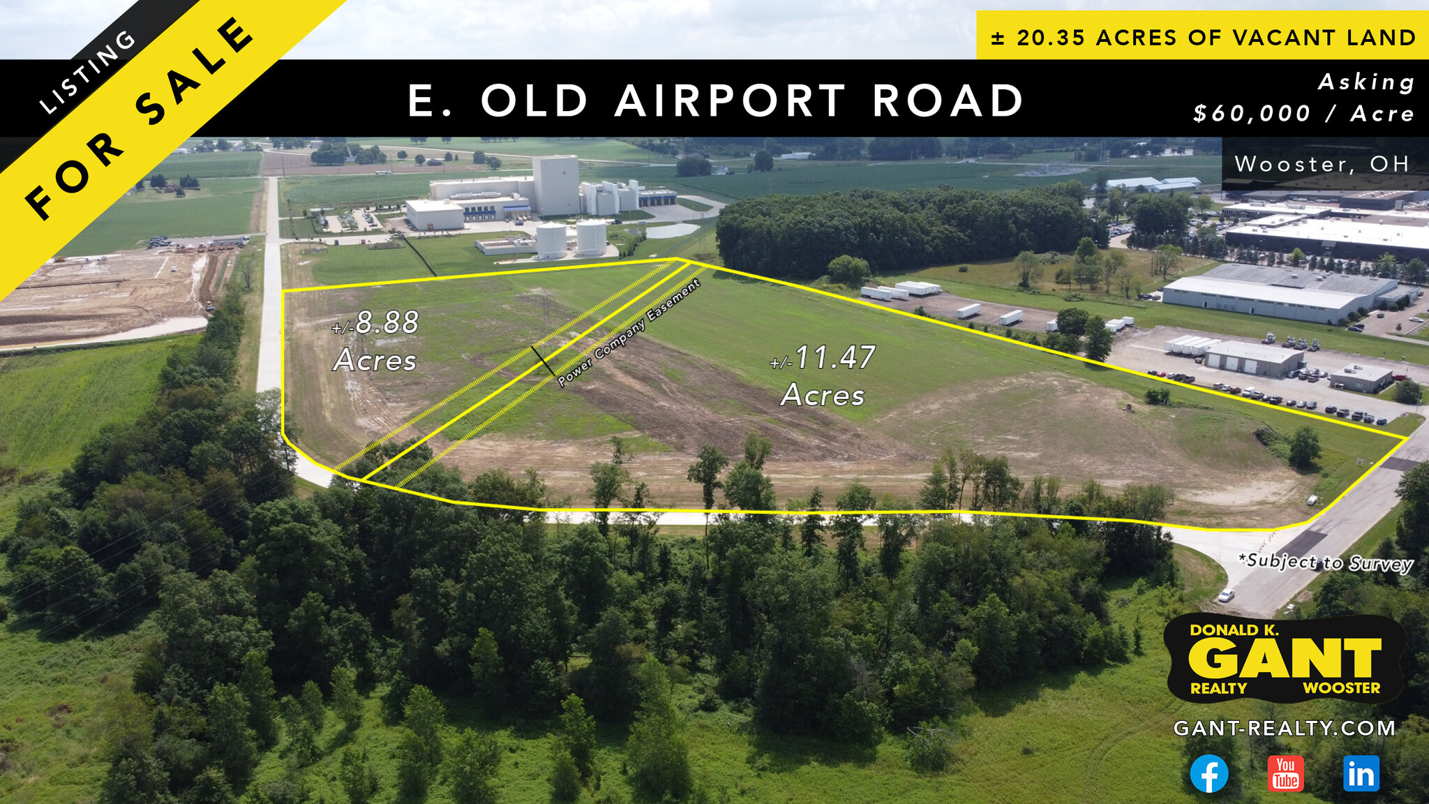 Old Airport Rd, Wooster, OH for Sale
