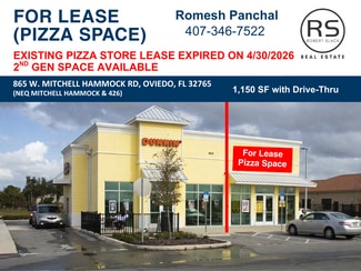 Oviedo, FL Retail - 865 W Mitchell Hammock Rd Oviedo, FL Retail - 865 W Mitchell Hammock Rd