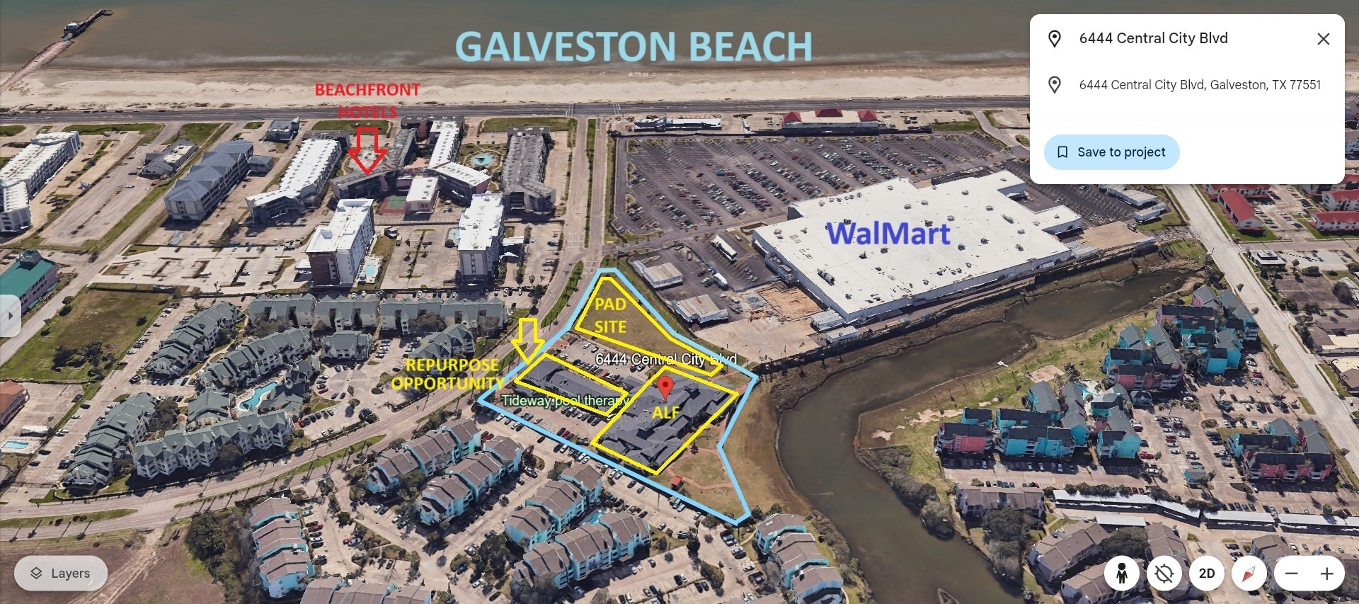 6444 Central City Blvd, Galveston, TX for Sale