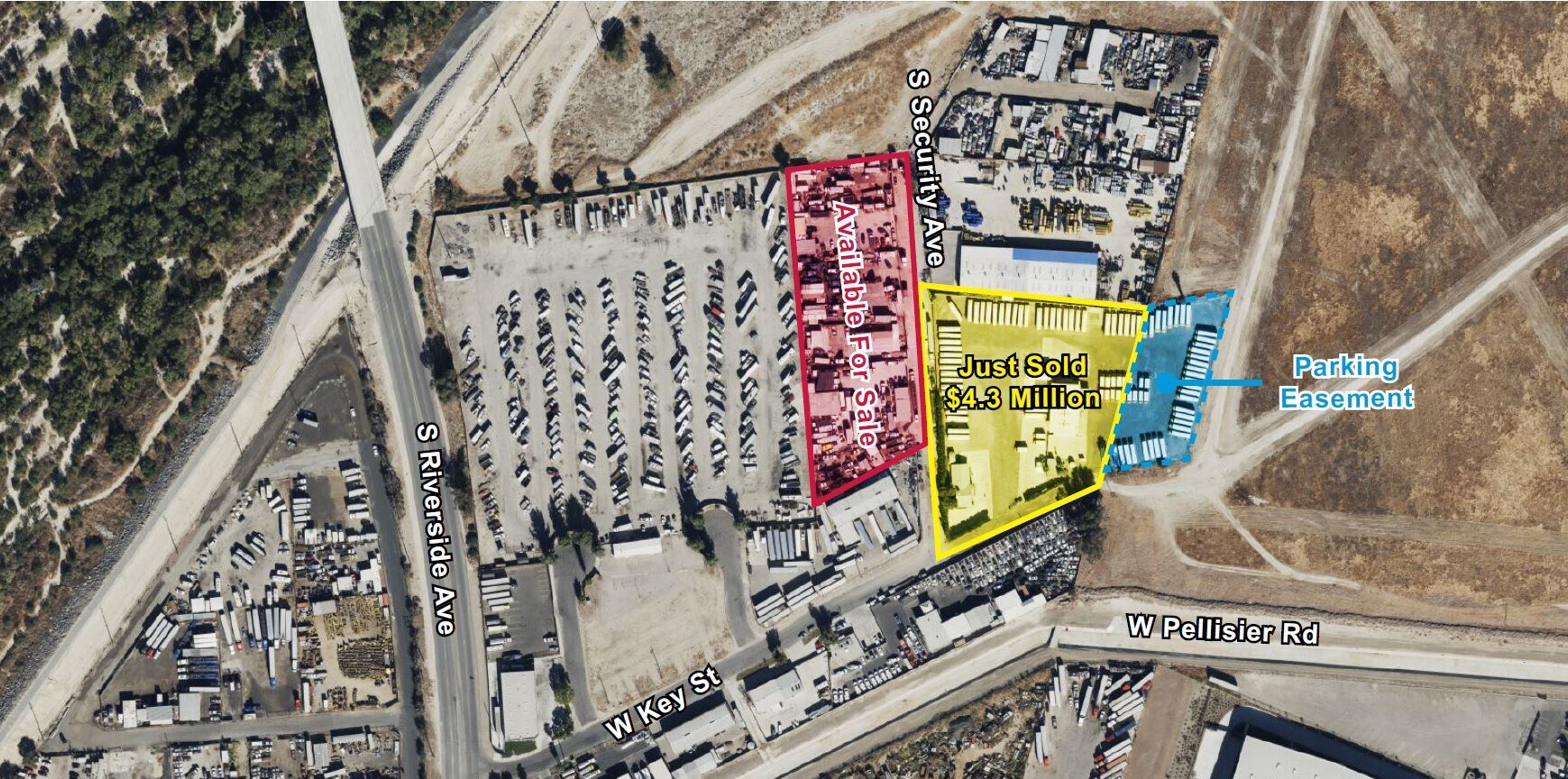 2731 S Security Ave Colton, CA 92324 Land Property for Lease on