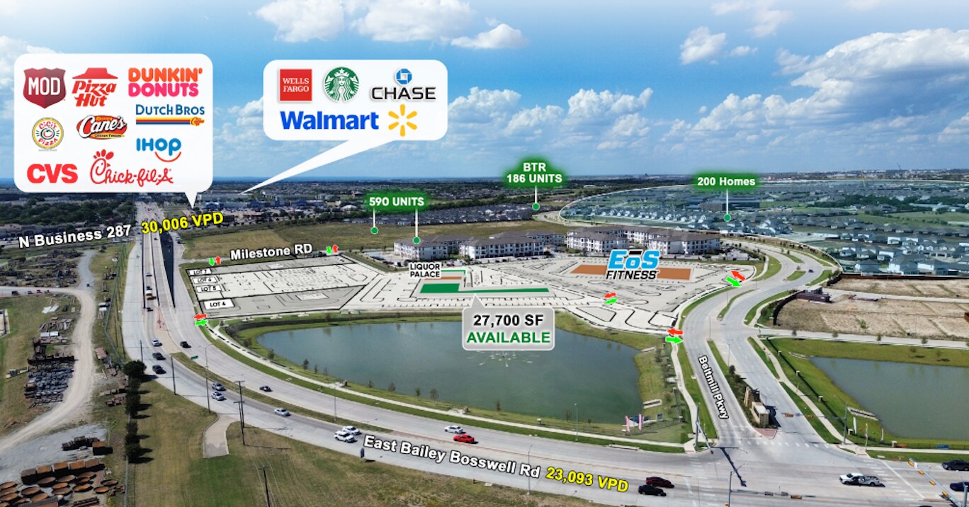 NEC E Bailey Boswell Rd & Millstone rd, Saginaw, TX for Sale