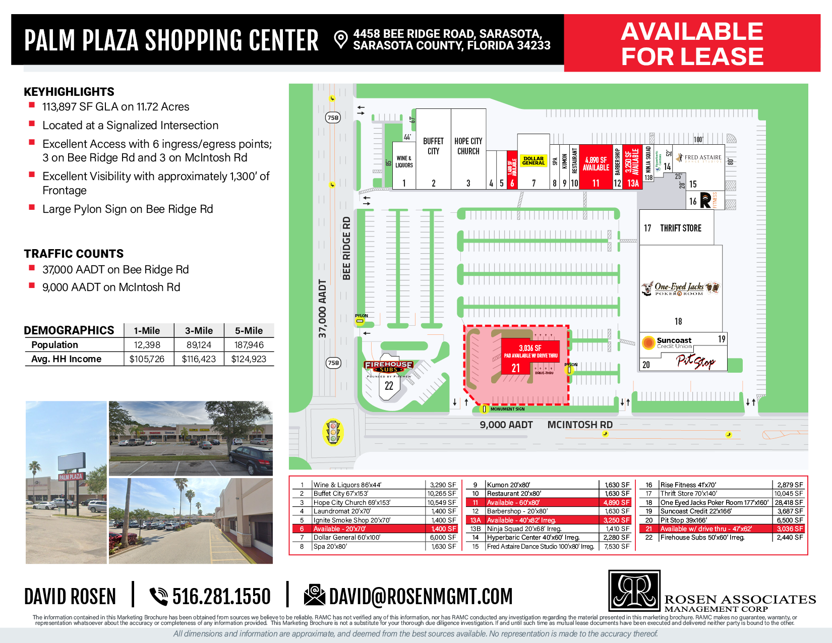 4400 Bee Ridge Rd, Sarasota, FL for Rent