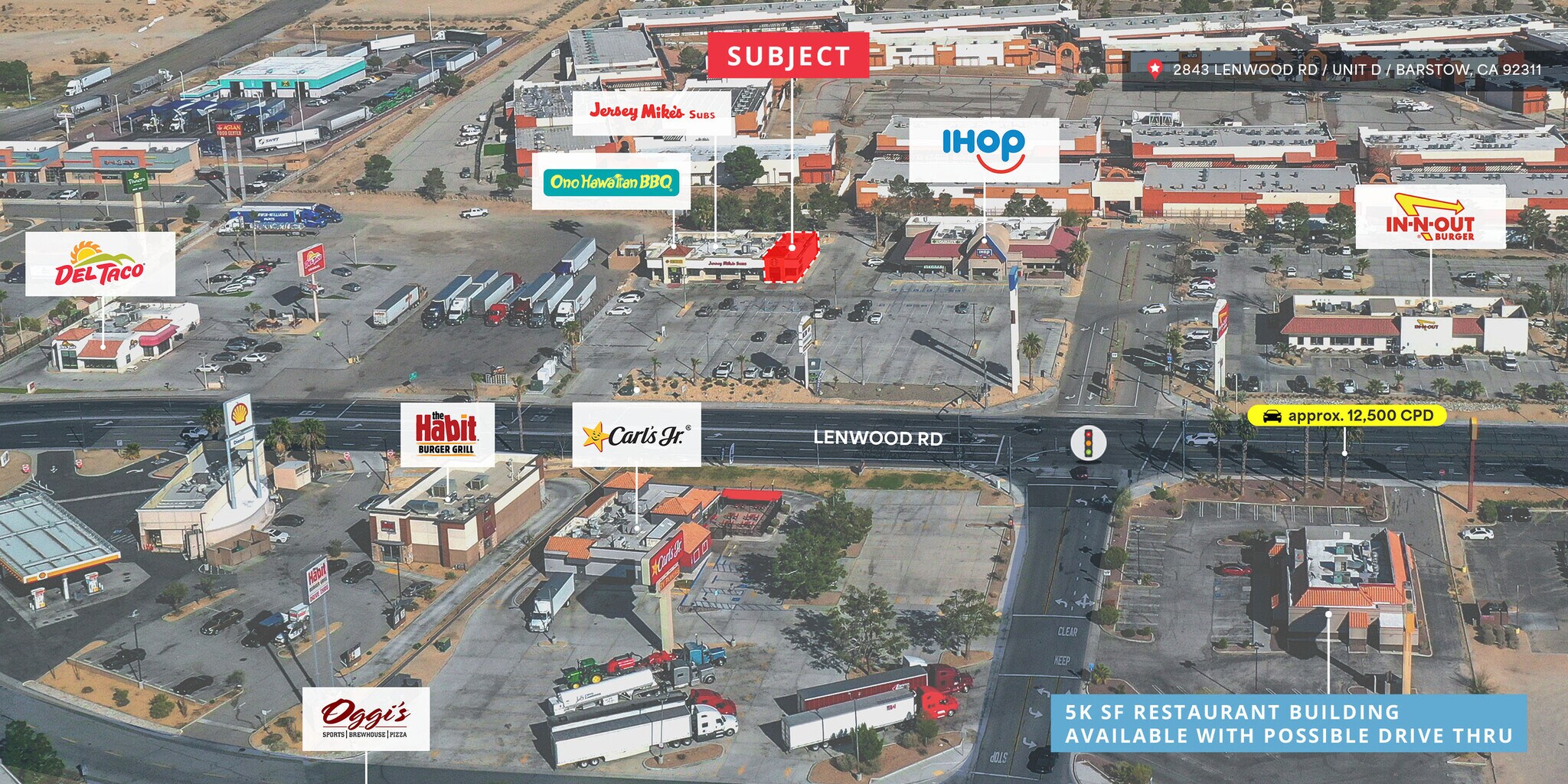 2843 Lenwood Rd, Barstow, CA for Rent