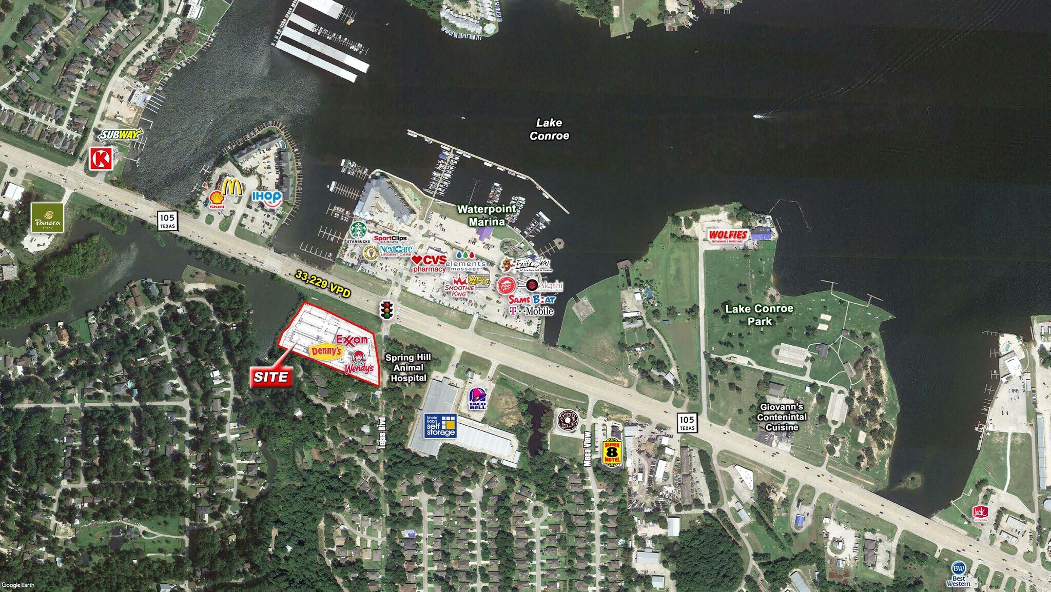 15295 Highway 105 W Montgomery, TX 77316 Shopping Center Property for