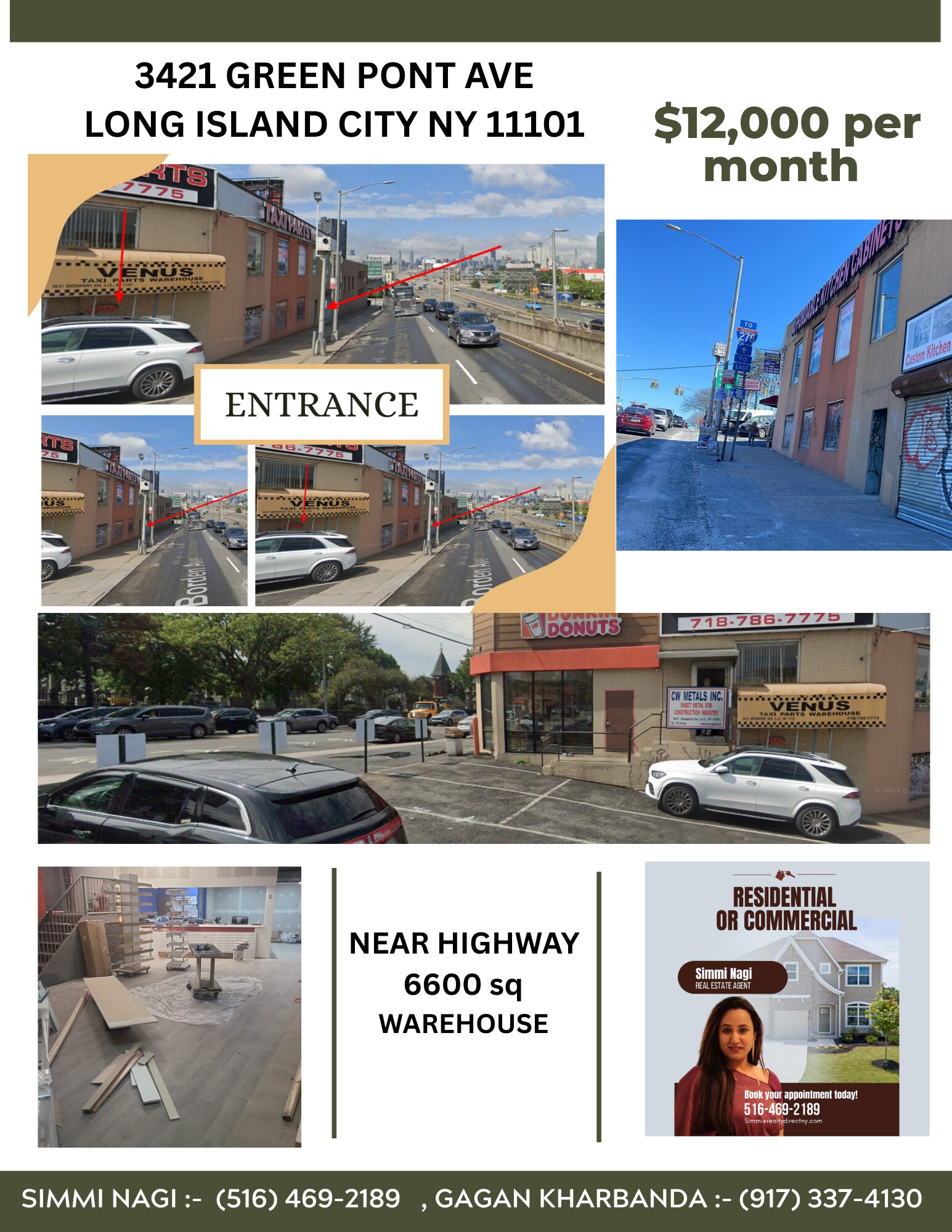 3421 Greenpoint Ave, Long Island City, NY for Rent
