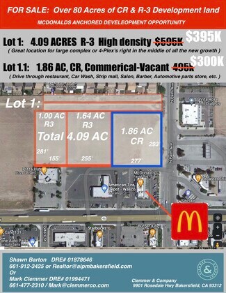 Wasco, CA Commercial Land - 300 N Palm Ave