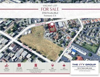 Fremont, CA Commercial Land - 3740 Peralta Blvd Fremont, CA Commercial Land - 3740 Peralta Blvd
