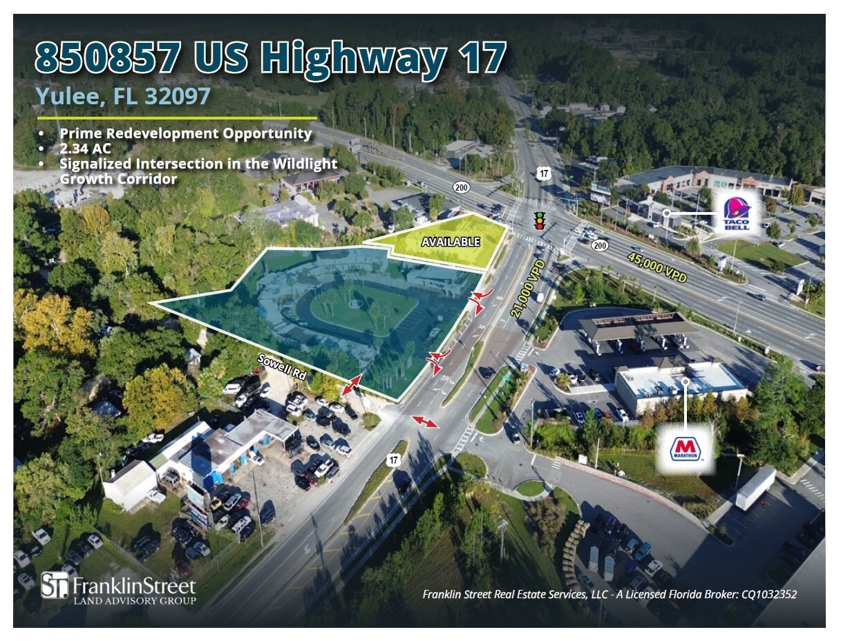 850857 US Highway 17, Yulee, FL for Sale