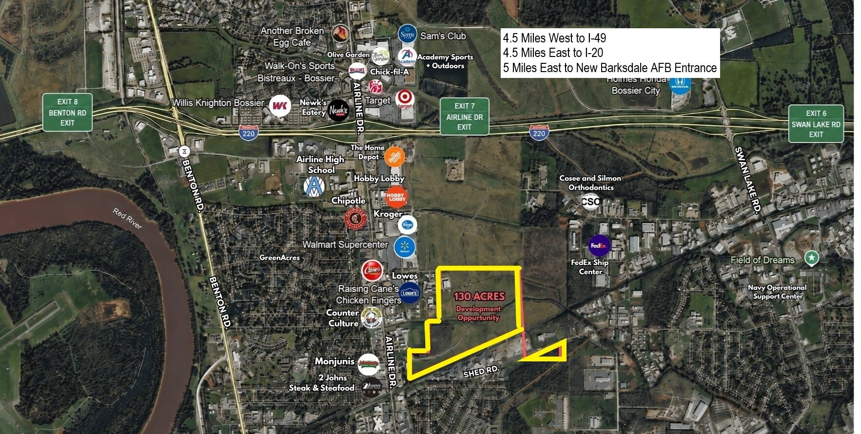 Plantation Drive Dr @ Douglas Drive, Bossier City, LA for Sale