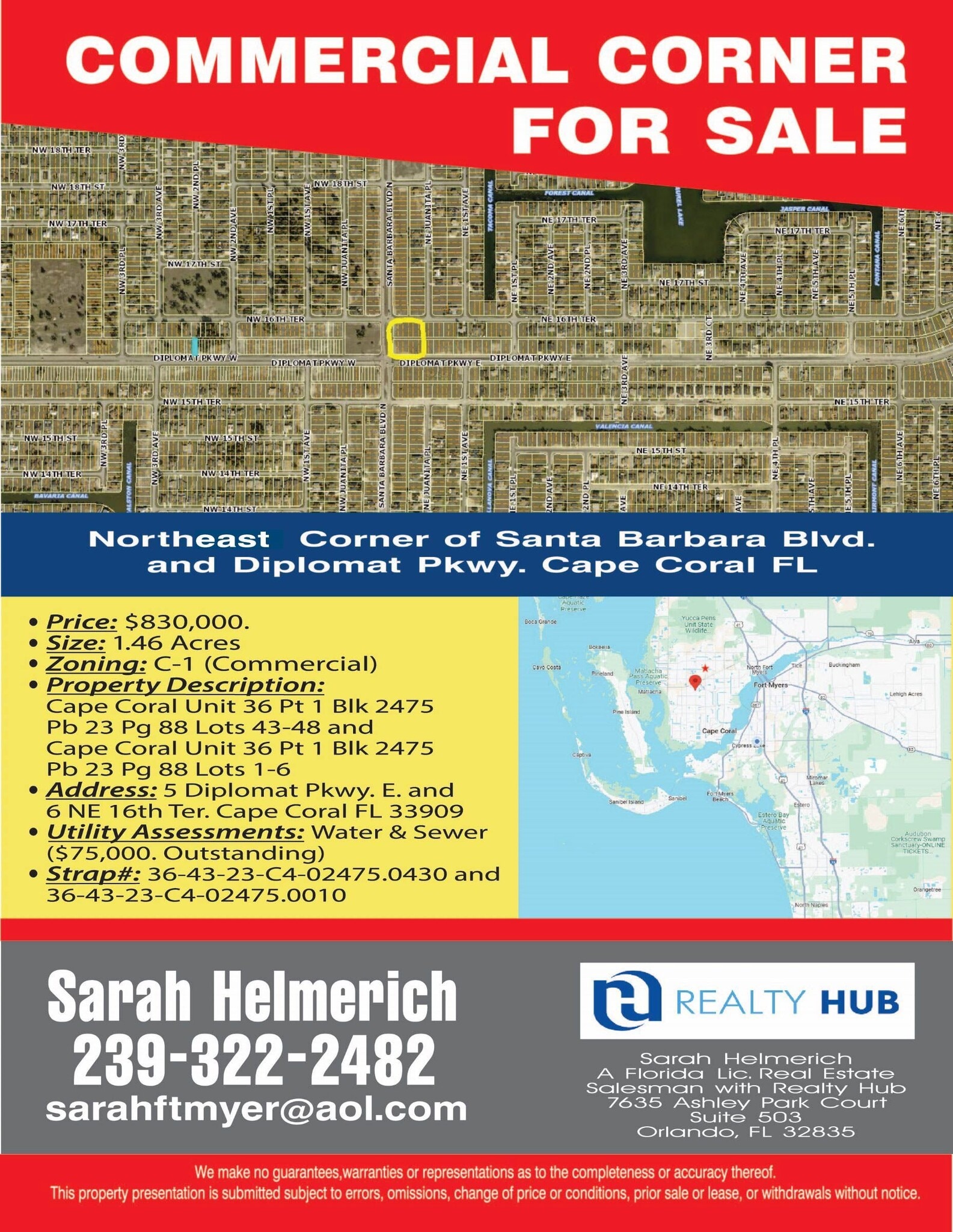 6 NE 16th Ter, Cape Coral, FL for Sale