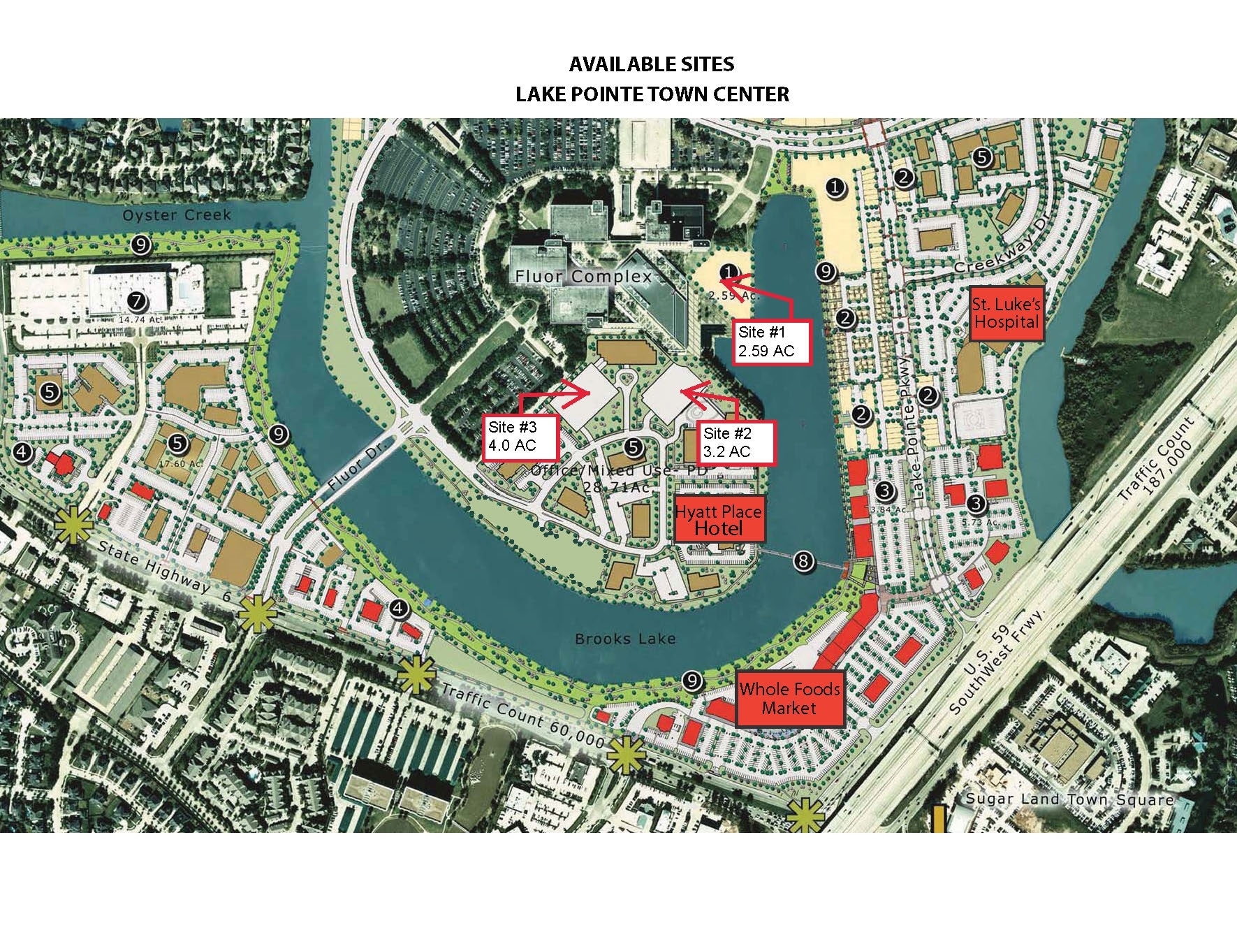 Lake Pointe Pky & US 59, Sugar Land, TX for Sale