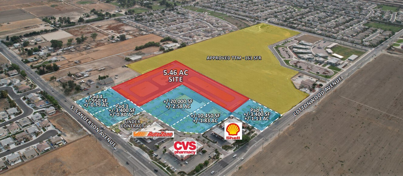 SWC Sanderson Ave & Cottonwood Ave, San Jacinto, CA for Sale