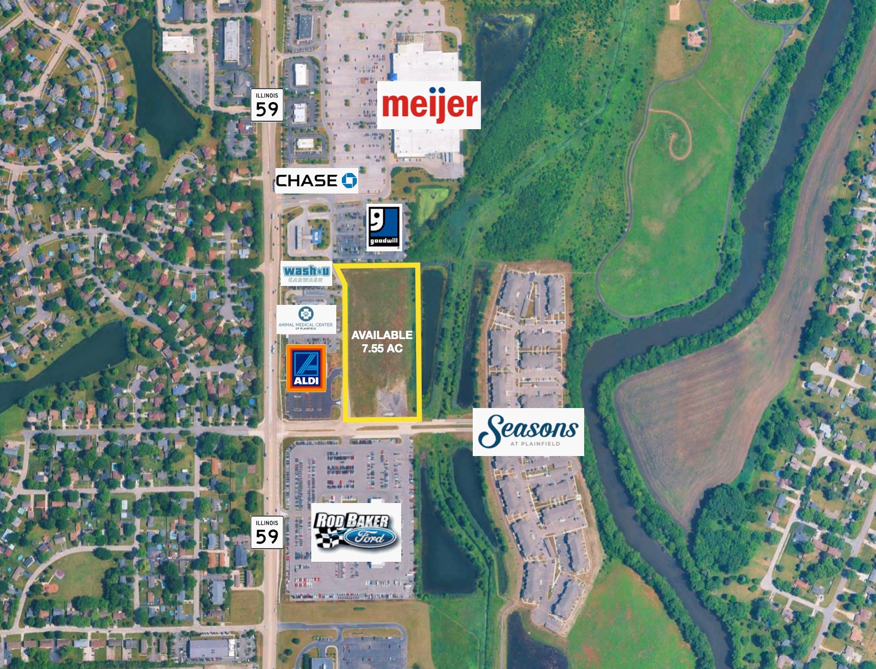 SEC RT 59 & Joseph St, Plainfield, IL for Sale