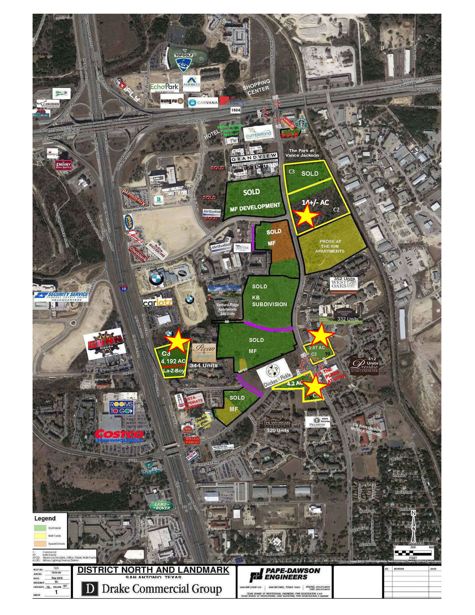 SE Corner IH-10 and Loop 1604 @ UTSA, San Antonio, TX for Sale