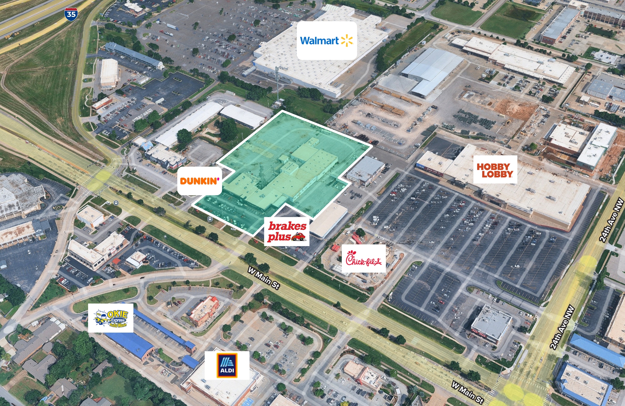 2505-2525 W Main St, Norman, OK for Sale