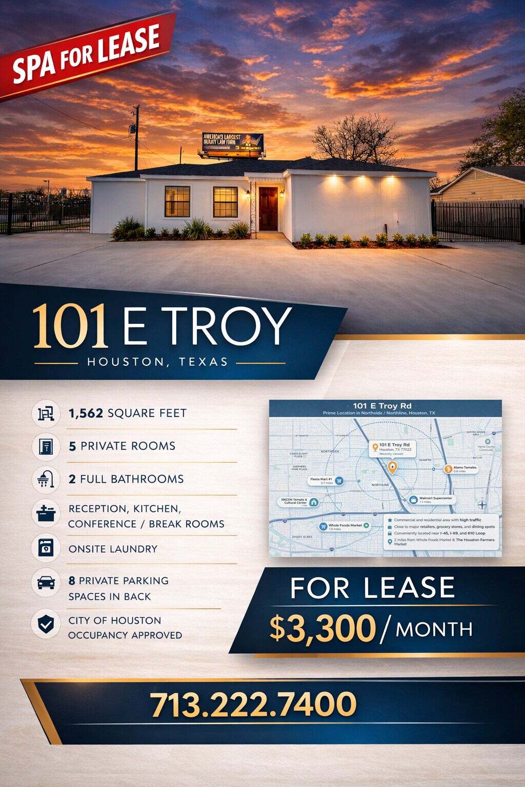 101 Troy Rd, Houston, TX for Rent