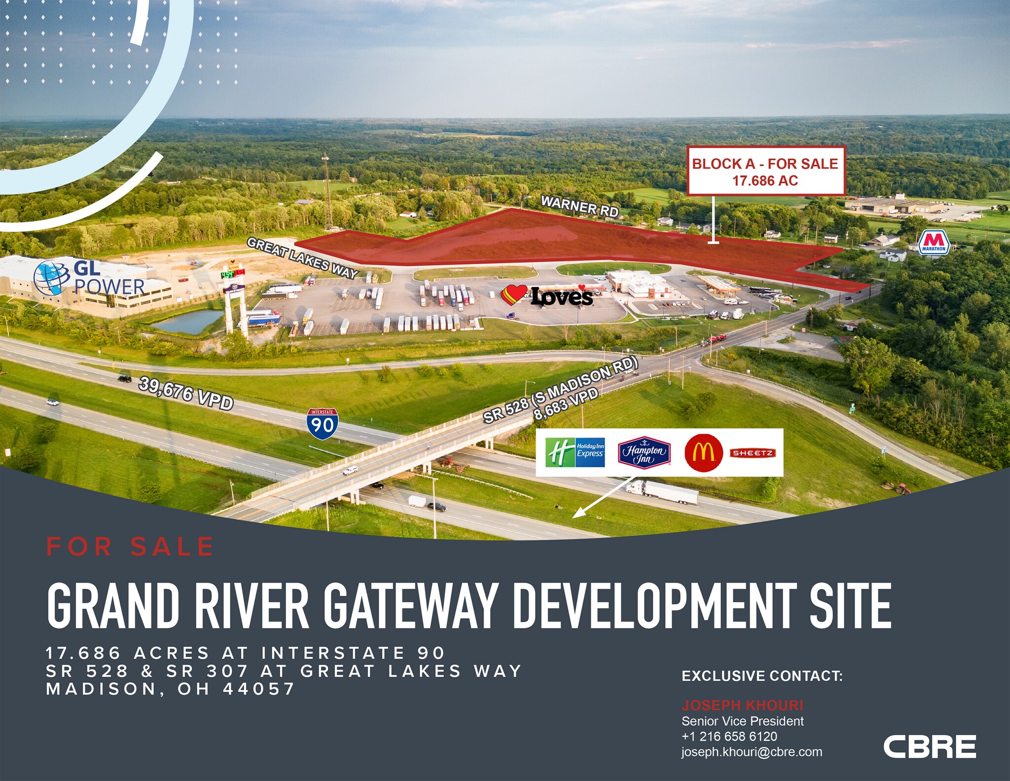 SR 528 @ SR 307, Madison, OH for Sale